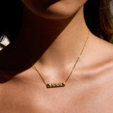 18K Gold-Plated Zircon Pendant Necklace - Trendsi - Flyclothing LLC