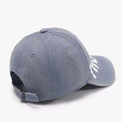 Letter Adjustable Baseball Cap - Trendsi - Flyclothing LLC