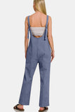 Zenana Pocketed Wide Strap Jumpsuit - Trendsi - Flyclothing LLC