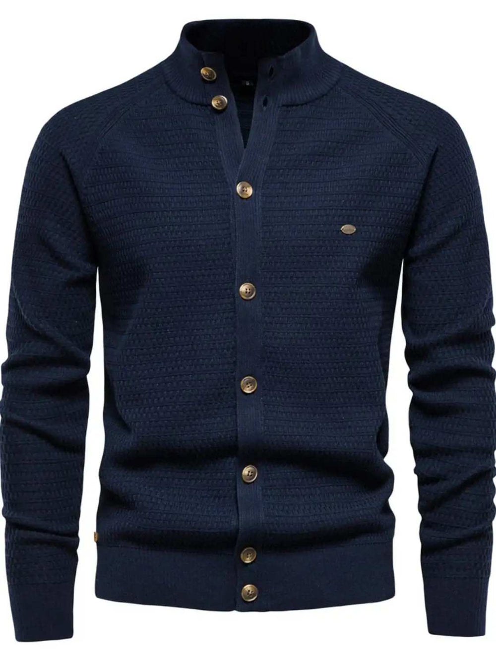Men's Button Down Long Sleeve Cardigan - Trendsi - Flyclothing LLC