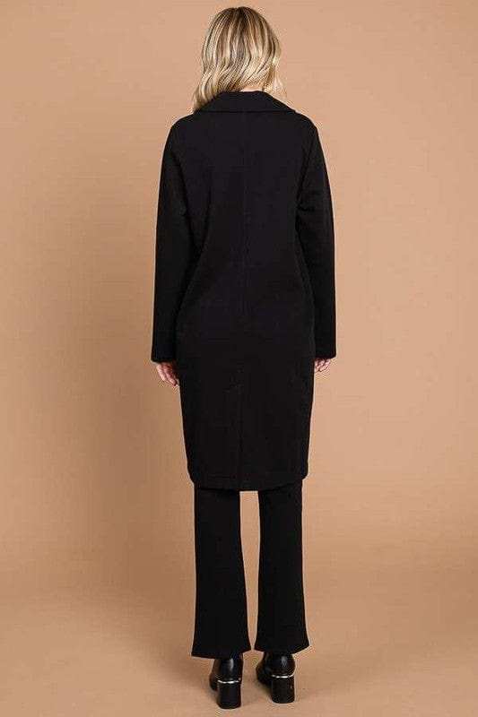 Culture Code Double Breast Lapel Collar Coat - Trendsi - Flyclothing LLC