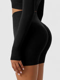 High Waist Shaping Shorts - Trendsi - Flyclothing LLC