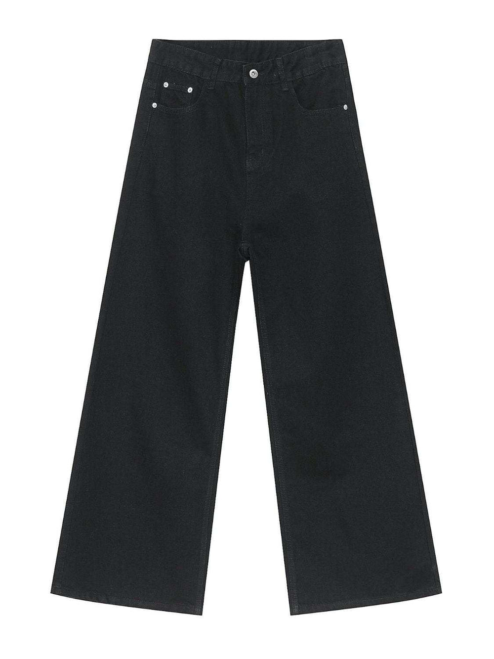 Men's Mid Rise Wide Leg Jeans - Trendsi - Flyclothing LLC