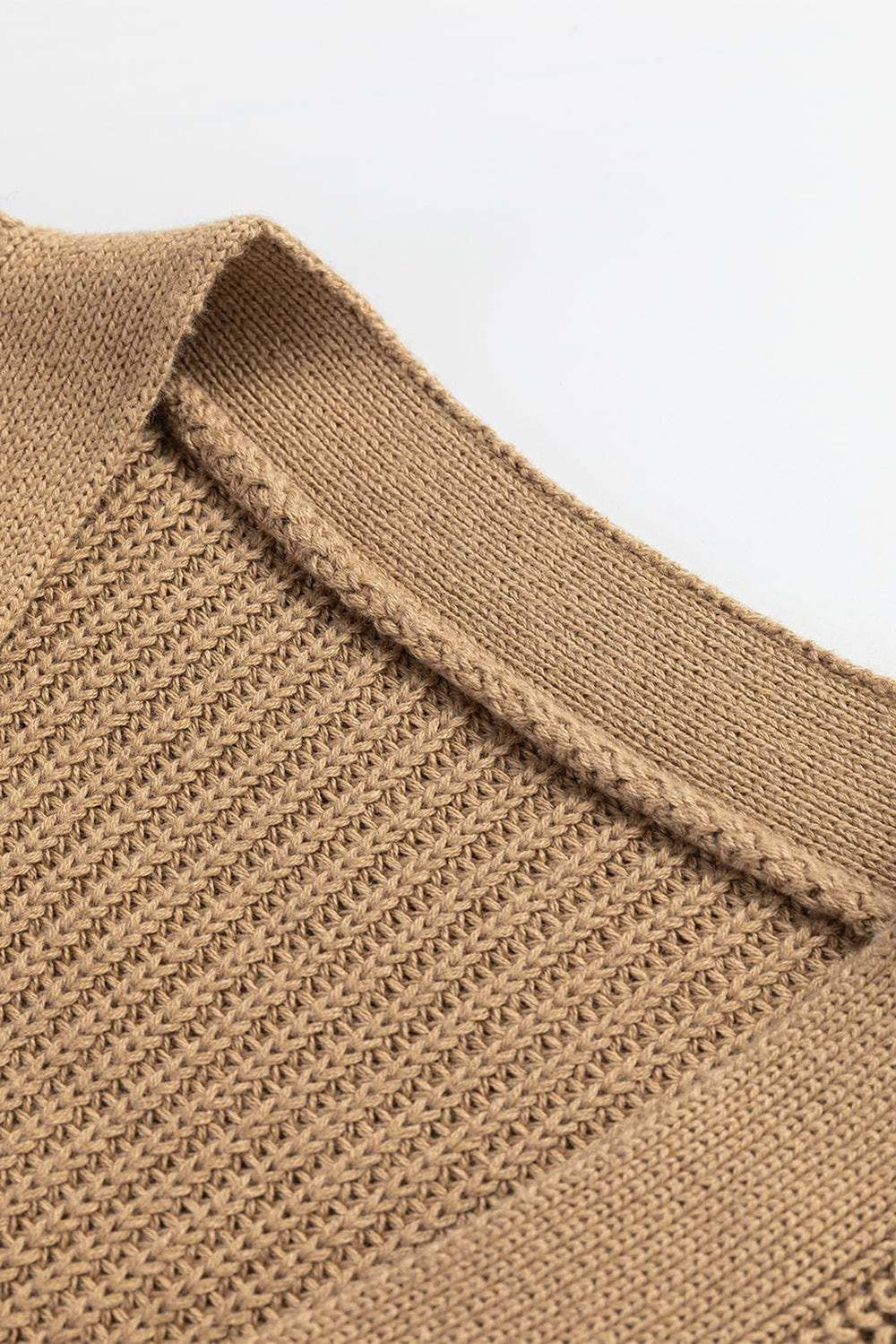 Button Up V-Neck Sweater Vest - Trendsi - Flyclothing LLC