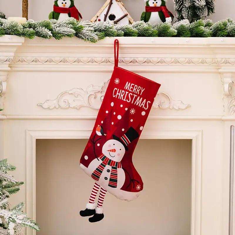 Printed Christmas Stocking Hanging Widget - Trendsi - Flyclothing LLC