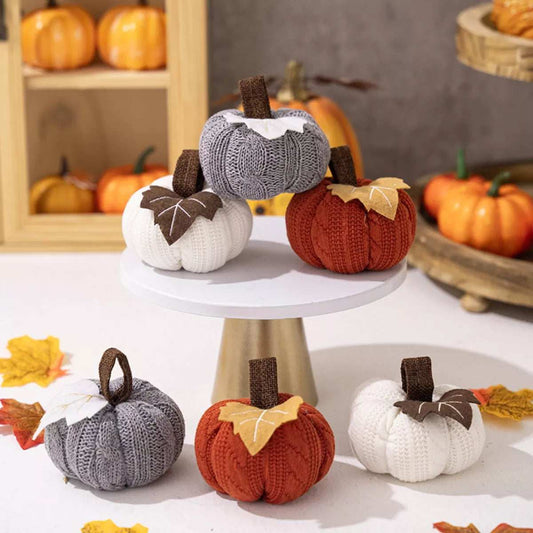 Knitted Pumpkin Decorative Ornaments - Trendsi - Flyclothing LLC
