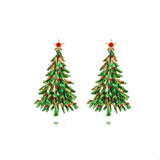 Christmas Tree Drop Earrings - Trendsi - Flyclothing LLC