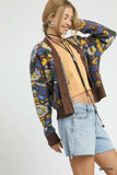 Umgee Floral Knit Button-Up Cardigan - Trendsi - Flyclothing LLC