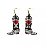 Cowboy Boot Dangle Earrings - Trendsi - Flyclothing LLC
