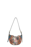 Nicole Lee USA Eco-Leather Saddle Bag - Trendsi - Flyclothing LLC