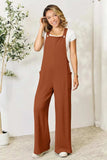 Double Take Full Size Wide Strap Overall with Pockets - Trendsi - Flyclothing LLC