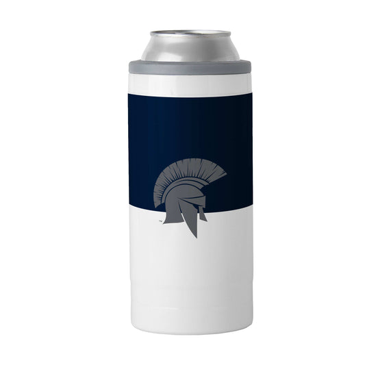 Case Western Reserve U 12oz Colorblock Slim Can Coolie - Logo Brands - Flyclothing LLC