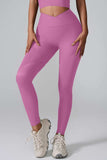 High Waist Active Leggings - Trendsi - Flyclothing LLC