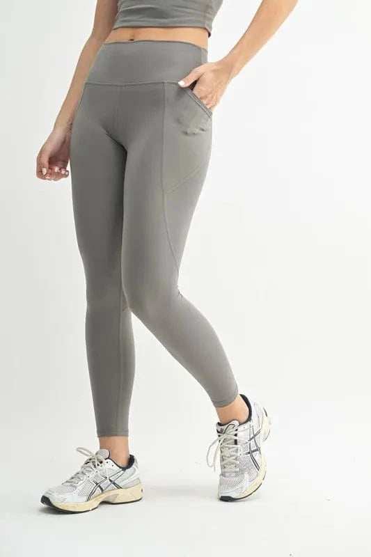 MONO B Venice Cloud Light Sculpt High-Waisted Leggings - Trendsi - Flyclothing LLC