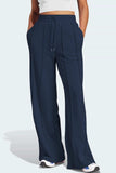 Drawstring Wide Leg Active Pants - Trendsi - Flyclothing LLC