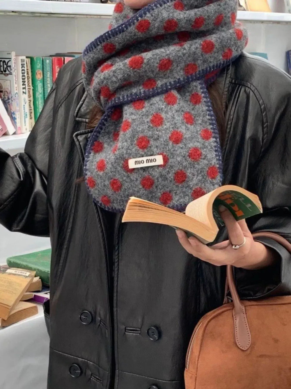 Polka Dot Warm Scarf - Trendsi - Flyclothing LLC