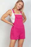 VERY J Adjustable Suspender Overalls with Pockets - Trendsi - Flyclothing LLC