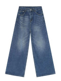 Men's Mid Rise Wide Leg Jeans - Trendsi - Flyclothing LLC