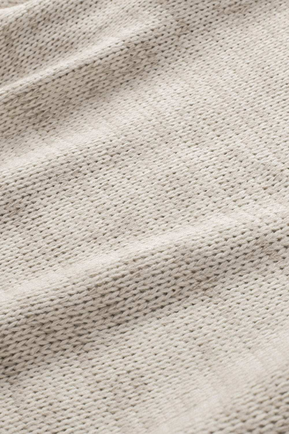 V-Neck Dropped Shoulder Sweater - Trendsi - Flyclothing LLC