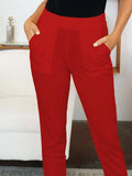 FAM-FAM Pocketed High Waist Skinny Pants - Trendsi - Flyclothing LLC
