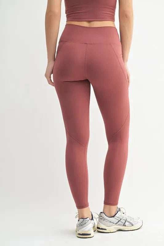 MONO B Venice Cloud Light Sculpt High-Waisted Leggings - Trendsi - Flyclothing LLC