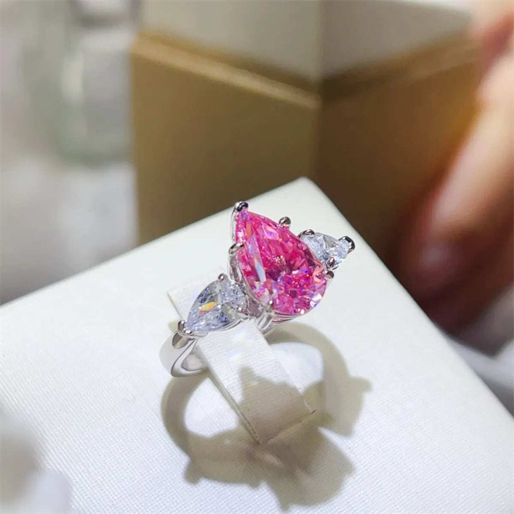 2 Carat 925 Sterling Silver Moissanite Ring - Trendsi - Flyclothing LLC