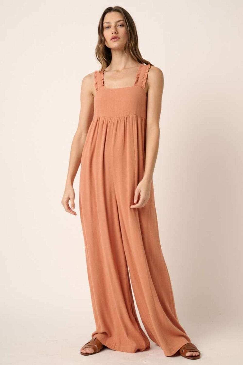 Mittoshop Sleeveless Wide Leg Jumpsuit - Trendsi - Flyclothing LLC