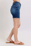 Judy Blue Full Size High Waist Bermudas Jeans W/ Back Flap Pockets Plus Size - Trendsi - Flyclothing LLC