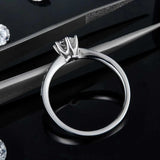 Moissanite 925 Sterling Silver Ring - Trendsi - Flyclothing LLC