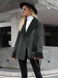 Open Front Long Sleeve Jacket - Trendsi - Flyclothing LLC