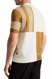 Men's Plus Size Color Block Short Sleeve Polo - Trendsi - Flyclothing LLC