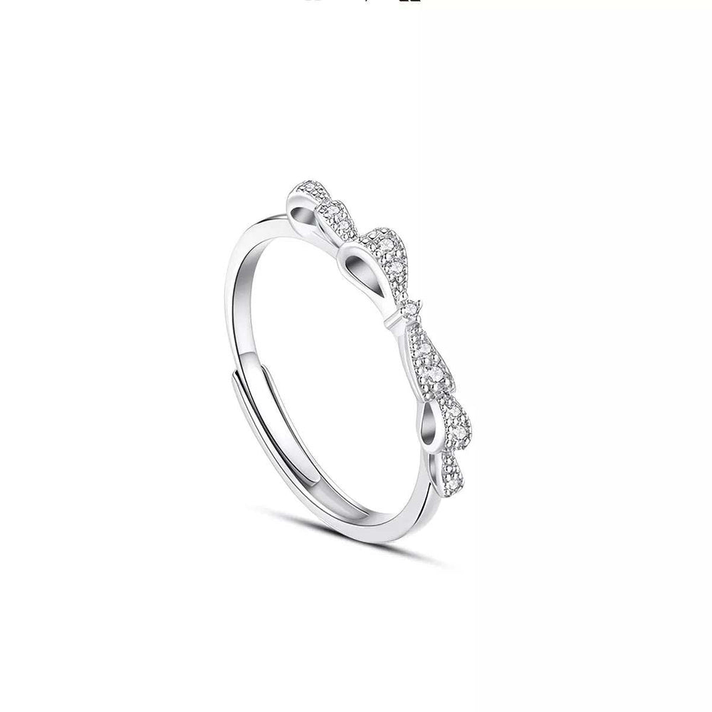 925 Sterling Silver Zircon Minimalist Ring - Trendsi - Flyclothing LLC