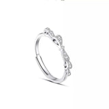 925 Sterling Silver Zircon Minimalist Ring - Trendsi - Flyclothing LLC