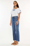 Kancan Full Size High Rise Slim Wide Leg Jeans - Trendsi - Flyclothing LLC