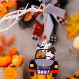 4-Piece Halloween Element Car-Shape Hanging Widgets - Trendsi - Flyclothing LLC