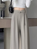 High-Waisted Wide-Leg Pants - Trendsi - Flyclothing LLC