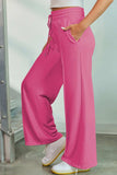 Drawstring Wide Leg Pants with Pockets - Trendsi - Flyclothing LLC