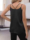 V-Neck Double Spaghetti Straps Cami - Trendsi - Flyclothing LLC