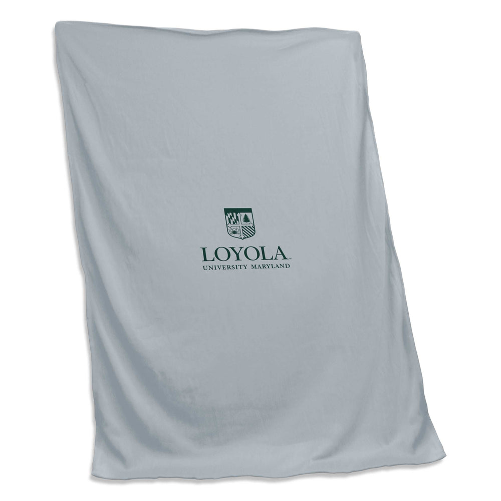 Loyola Maryland Gray Screened Sweatshirt Blanket - Logo Brands - Flyclothing LLC