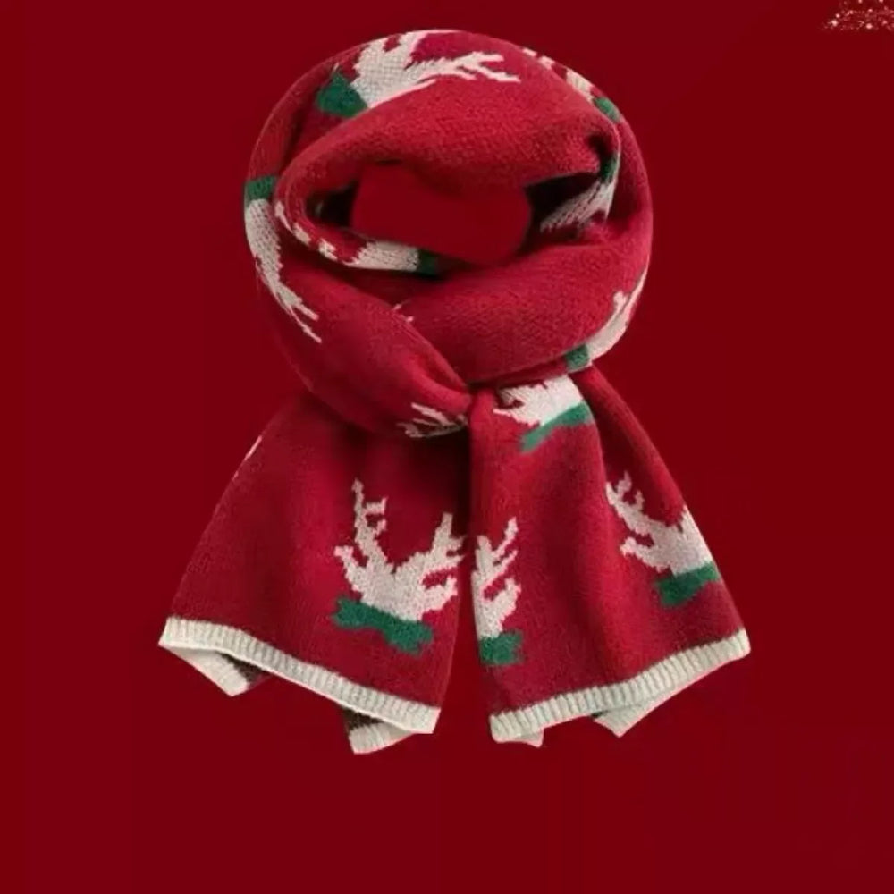 Christmas Knitted Scarf - Trendsi - Flyclothing LLC