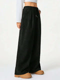 Drawstring Wide Leg Pants - Trendsi - Flyclothing LLC