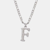 Titanium Steel Letter Pendant Necklace - Trendsi - Flyclothing LLC