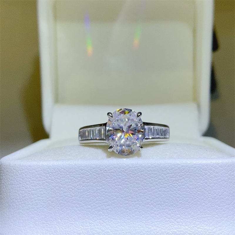 3 Carat Moissanite 925 Sterling Silver Ring - Trendsi - Flyclothing LLC
