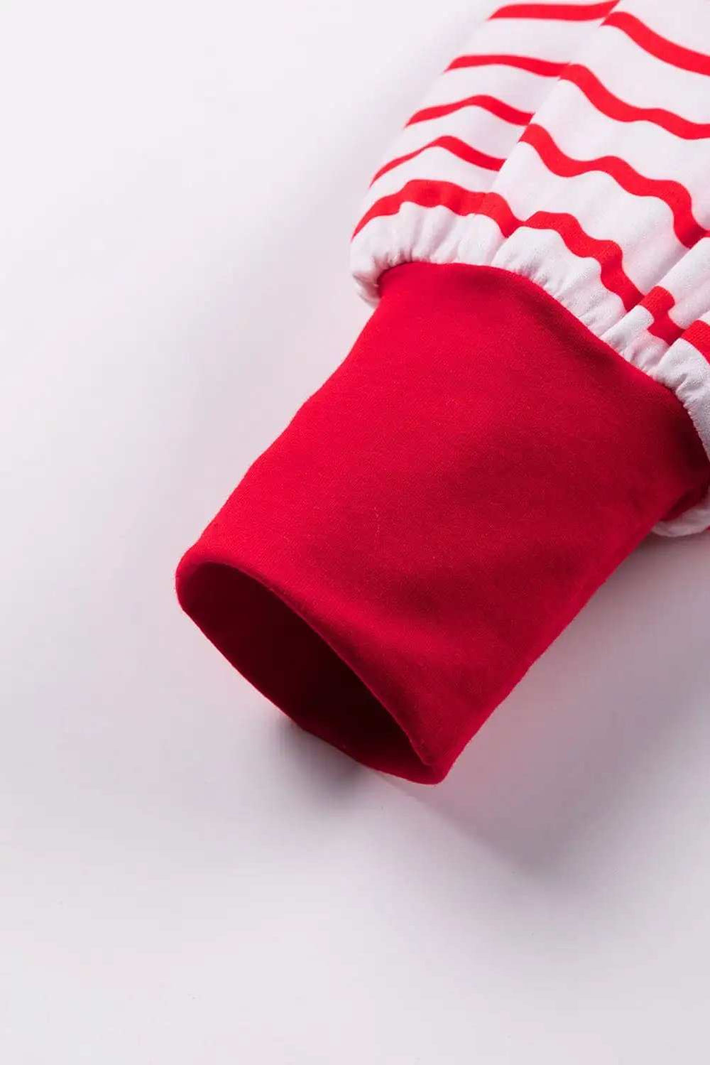 Heart Printed Round Neck Long Sleeve T-Shirt - Trendsi - Flyclothing LLC