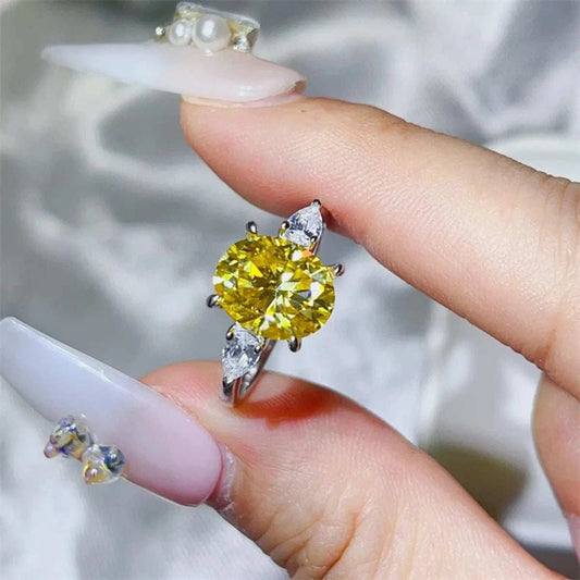 3 Carat Moissanite 925 Sterling Silver Ring - Trendsi - Flyclothing LLC