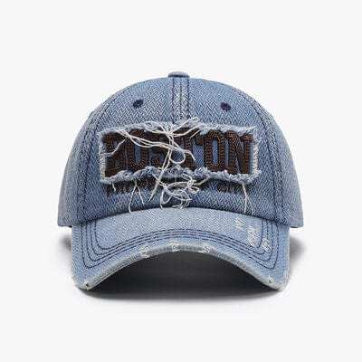 Letter Adjustable Cotton Baseball Cap - Trendsi - Flyclothing LLC