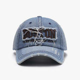Letter Adjustable Cotton Baseball Cap - Trendsi - Flyclothing LLC