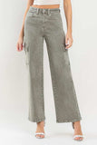 Vervet by Flying Monkey 90's Super High Rise Cargo Jeans - Trendsi - Flyclothing LLC