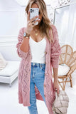 V-Neck Long Sleeve Cardigan - Trendsi - Flyclothing LLC