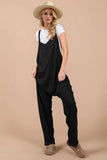 Oh Full Size V-Neck Wide Strap Overalls with Pockets - Trendsi - Flyclothing LLC